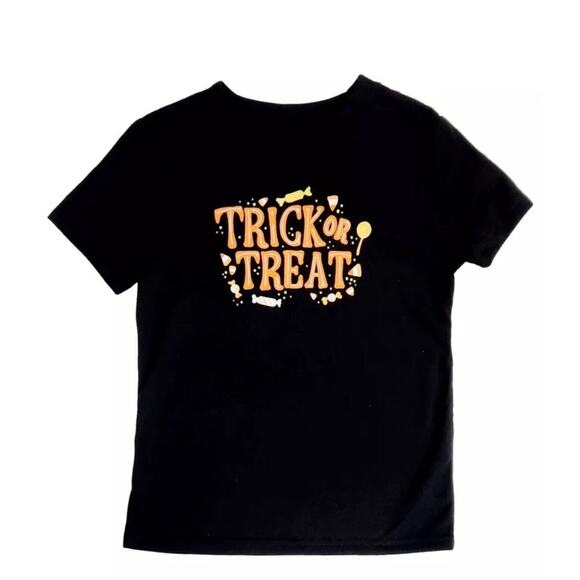 Hyde & Eek Short Sleeve Black Trick or Treat Halloween  T-Shirt !2 Months NWT - Picture 1 of 3